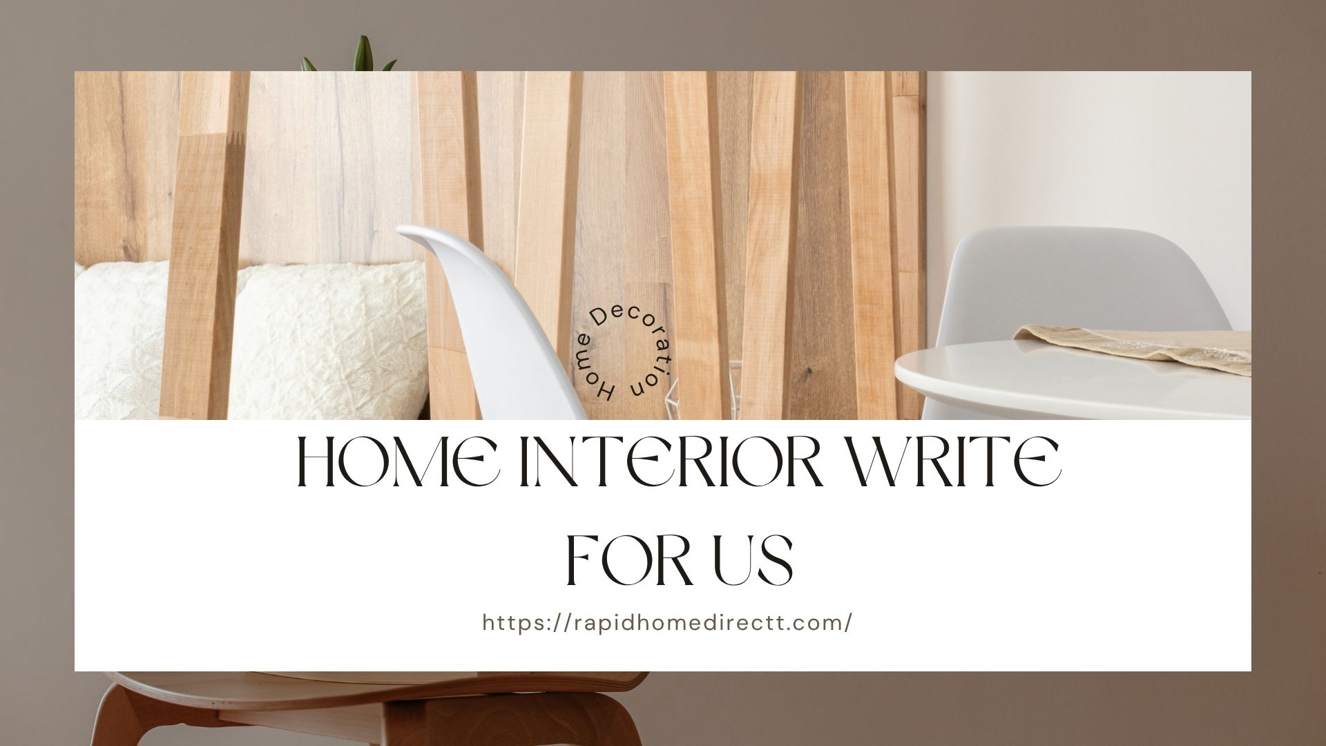 Home write For US