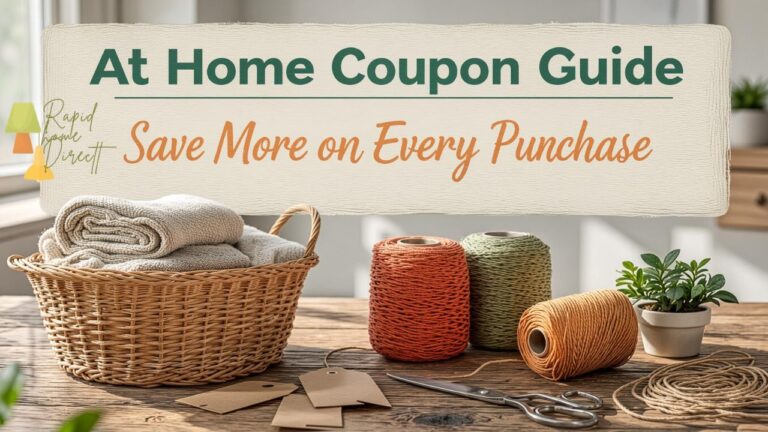 At Home Coupon Guide: Save More on Every Purchase