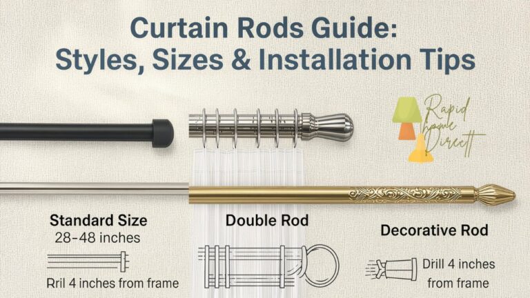 Curtain Rods Guide: Styles, Sizes & Installation Tips