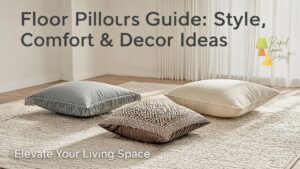 Floor Pillows Guide: Style, Comfort & Decor Ideas