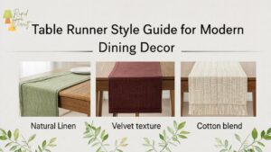Table Runner Style Guide for Modern Dining Decor