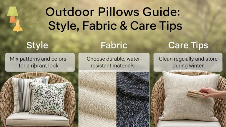 Outdoor Pillows Guide: Style, Fabric & Care Tips