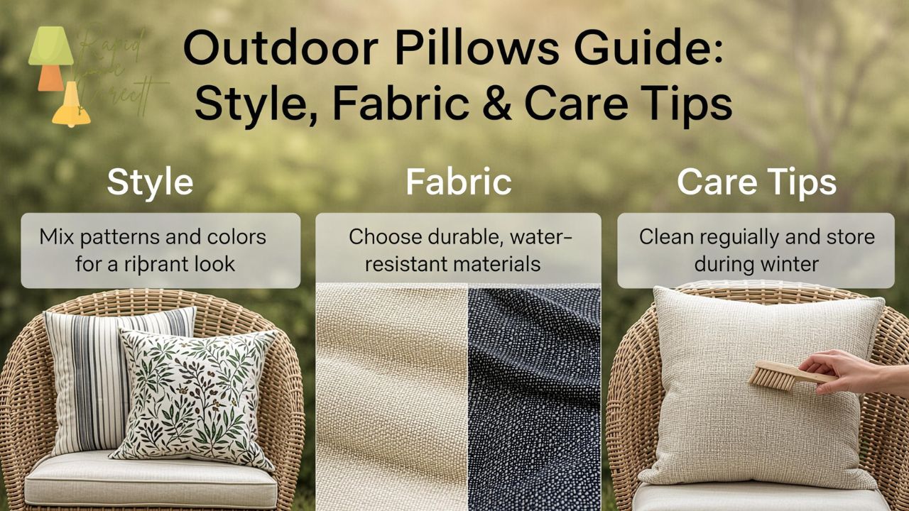 Outdoor Pillows Guide: Style, Fabric & Care Tips