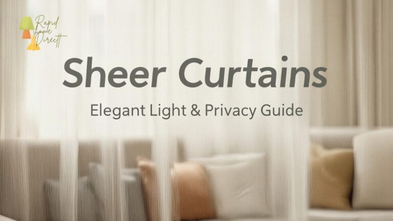 Sheer Curtains: Elegant Light & Privacy Guide