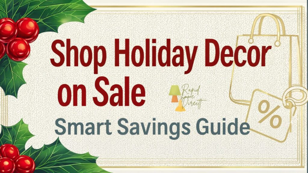 Shop Holiday Decor on Sale: Smart Savings Guide