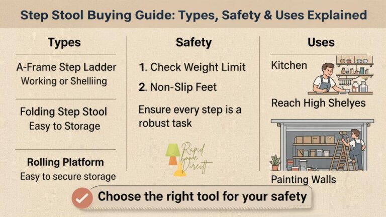 Step Stool Buying Guide: Types, Safety & Uses Explained