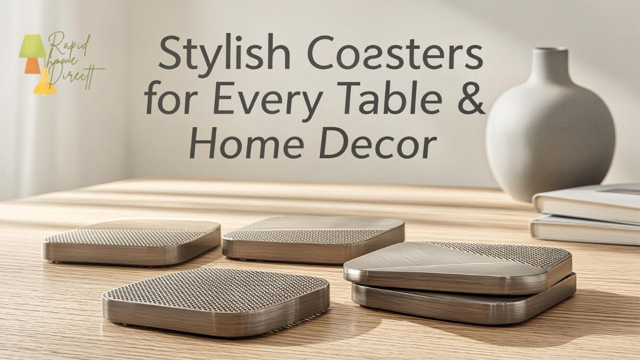 Stylish Coasters for Every Table & Home Decor