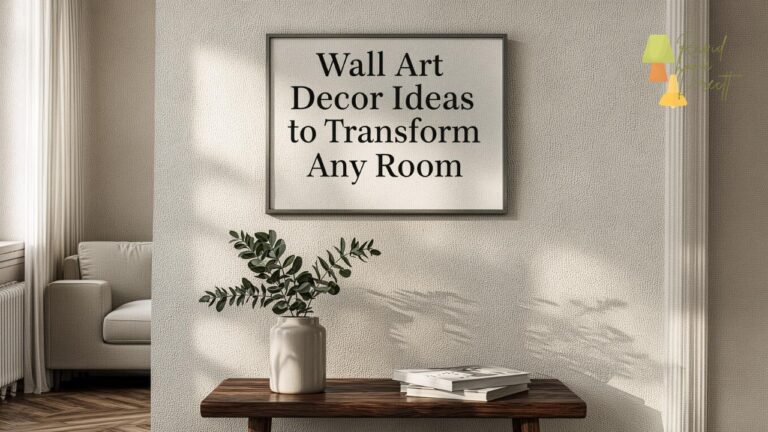 Wall Art Decor Ideas to Transform Any Room