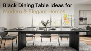 Black Dining Table Ideas for Modern & Elegant Homes