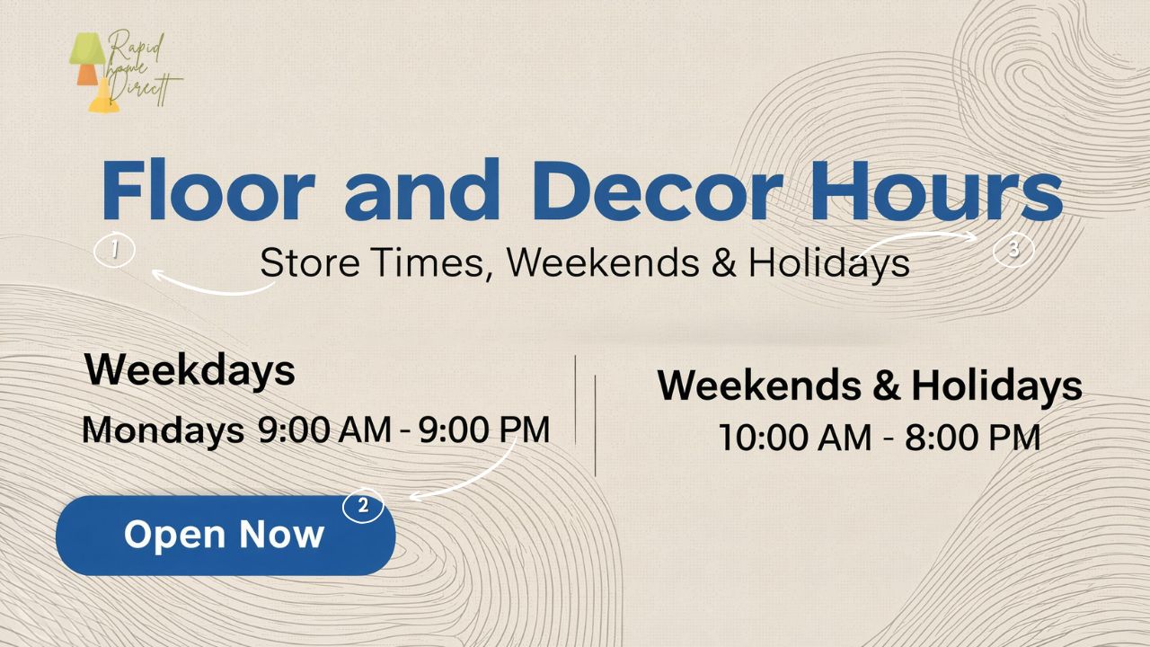 Floor and Decor Hours Store Times, Weekends & Holidays